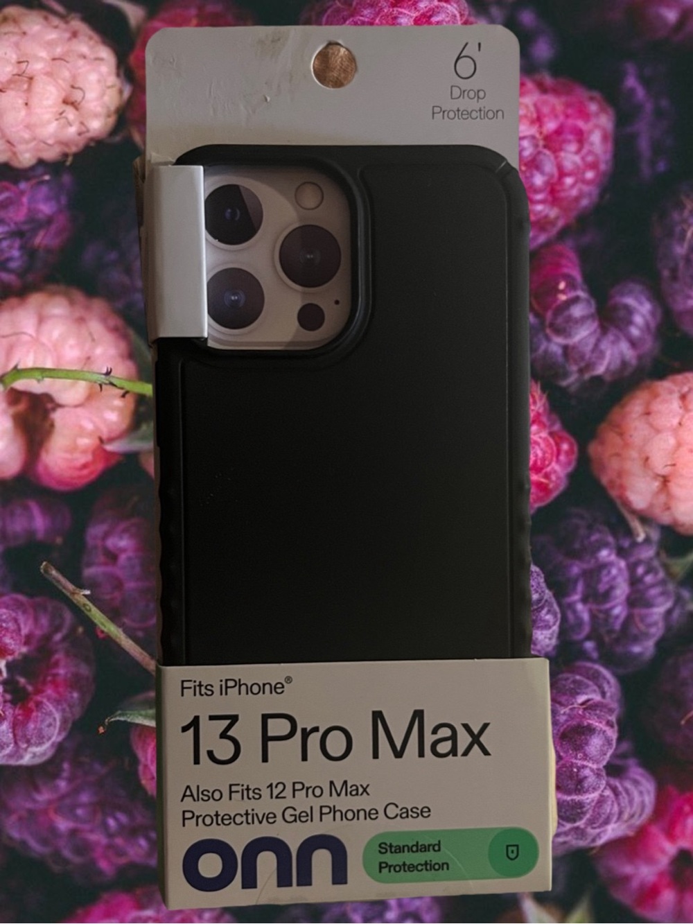 Onn Black Gel Phone Case for iPhone 13 Pro Max NIB